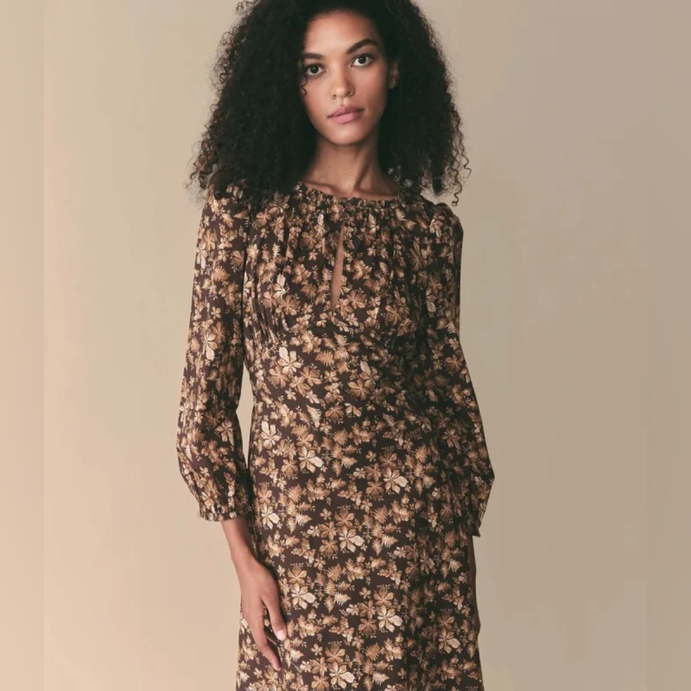 DOEN Ginetta Dress Fern Grove Floral